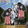 Busch Light American Flag Beer Hawaiian Shirt