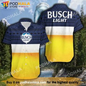 Busch Light Mandala Beer Lovers Beer Hawaiian Shirt