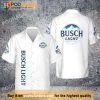 Busch Light Simple White Beer Hawaiian Shirt