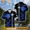 Busch Light Skull Smoke Beer Hawaiian Shirt