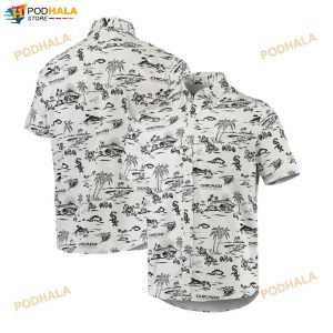 Chicago White Sox White Kekai Performance 3D Funny Hawaiian Shirt