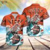 Cincinnati Bengals NFL Skateboarding Skull Collection Hawaiian Shirt