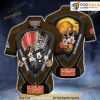 Cleveland Browns NFL Hawaiian Shirt Mickey Halloween Night Styleing For Fans