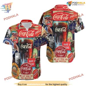 Coca-cola Decades Of Tradition 3D Funny Hawaiian Shirts