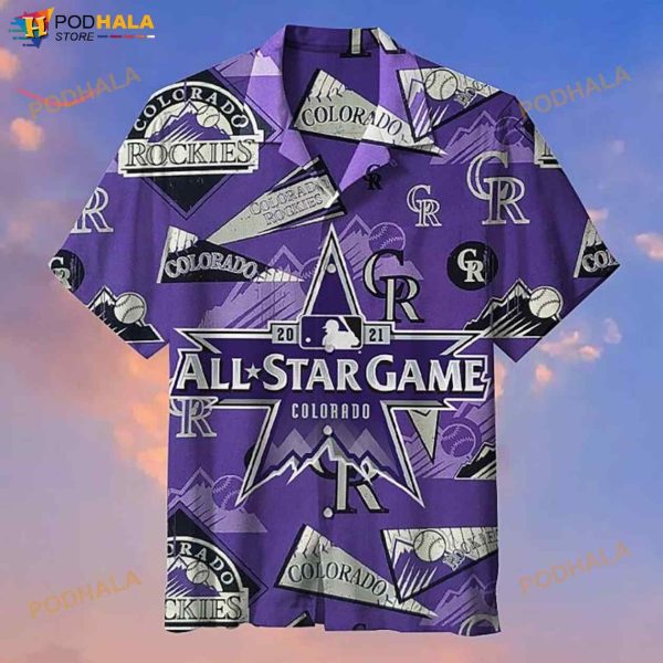 Colorado Rockies 3D Funny Hawaiian Shirt