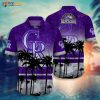 Colorado Rockies Palm Tree 3D Funny Hawaiian Shirt