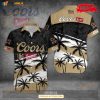 Coors Banquet Tropical Coconut Tree Red Design Hawaiian Shirt