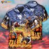 Cowgirl Mountain At Sunset 3D Funny Hawaiian Shirt