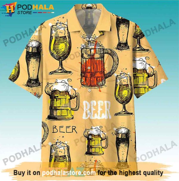 Craft Beer Gift Ideas Beer Hawaiian Shirt