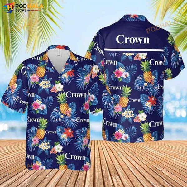 Crown Condoms 3D Funny Hawaiian Shirt