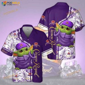 Crown Royal Baby Yoda 3D Funny Hawaiian Shirt