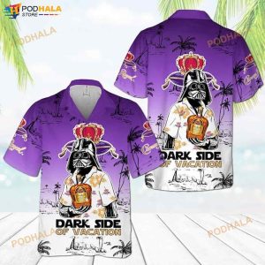 Crown Royal Star Wars Dark Side Of Vacation 3D Funny Hawaiian Shirt