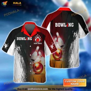 Custom Name Bowling Hawaiian Shirt