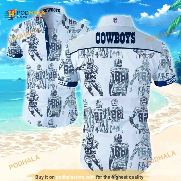 Dallas Cowboys 88 Bryant Hawaiian Shirt