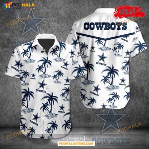 Dallas Cowboys NFL Team Tropical Coconut Hot Summer Button Hawaiian Shirt