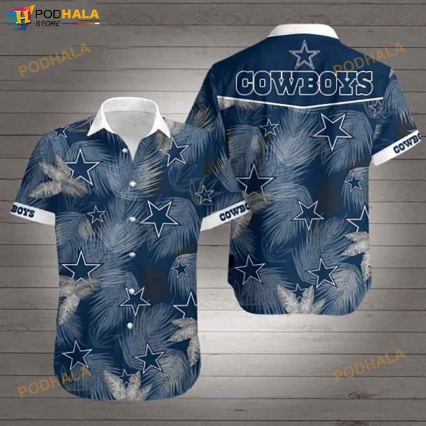 Dallas Cowboys Simple 3D Funny Hawaiian Shirts