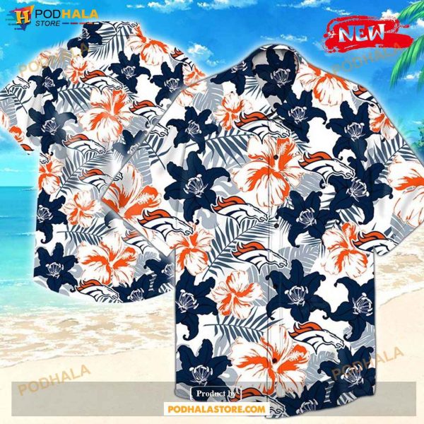 Denver Broncos NFL Tommy Bahama Tropical Summer Hawaiian Shirt