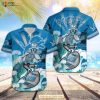 Detroit Lions NFL Skateboarding Skull Collection Hawaiian Shirt