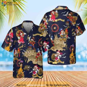 Disney Pirates Of Caribbean Hawaiian Shirt