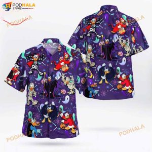 Donald Duck Evils 3D Funny Hawaiian Shirt