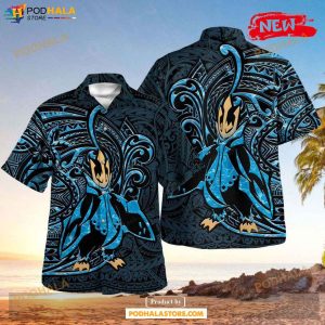 Empoleon Polynesian Design Hawaiian Shirt