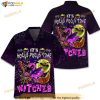 Flamingo Witch It’s Hocus Pocus Time Witches Print Funny Hawaiian Shirt