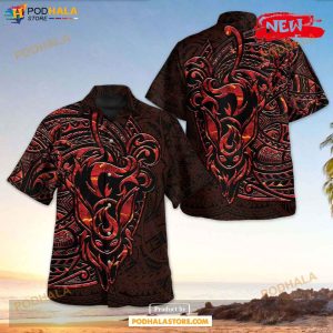 Flareon Polynesian Design Hawaiian Shirt