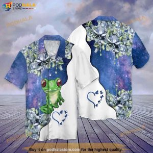 Frog Love Funny Hawaiian Shirt