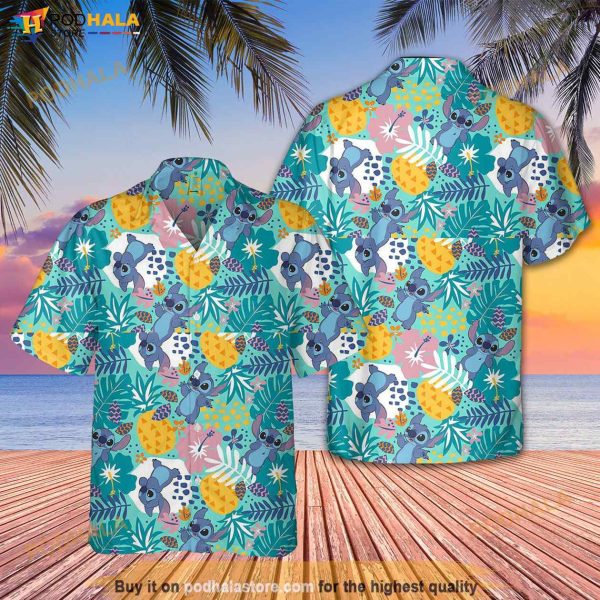 Funny Stitch Hawaii Beach Funny Hawaiian Shirt