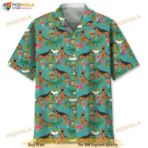 German Shepherd Funny Hawaiian Shirt