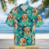 Golden Retriever Dog Funny Funny Hawaiian Shirt