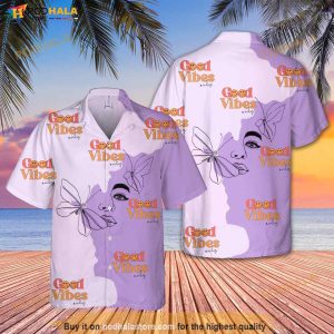 Good Vibes Funny Purple Beach Hawaii Hot Summer Shirt