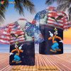 Goofy Us Flag Firework Patriot Day Disney July 4th Hawaiian Shirt