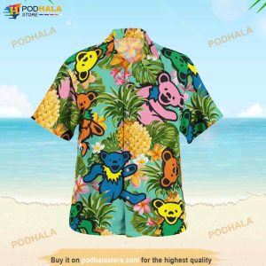 Grateful Dead Dancing Bears Colors Summer For Him Funny Hawaiian Shirt