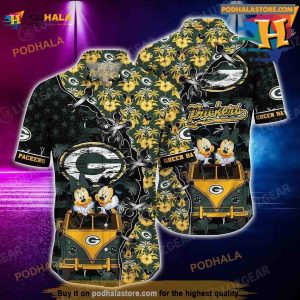 Green Bay Packers NFL Hawaiian Shirt Mickey Trending Perfect Gift For Fans