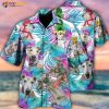 Greyhound Tropical Leaf Style 3D Funny Hawaiian Shirt