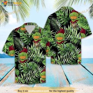 Grinch Green Tropical Funny Hawaiian Shirt