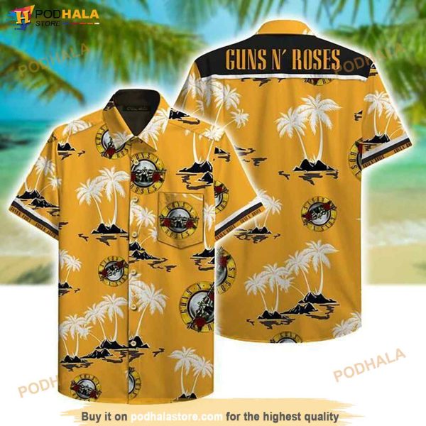 Guns N Roses Funny Hawaiian Shirt