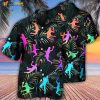 Handball Watercolor Colorful Tropical 3D Funny Hawaiian Shirt