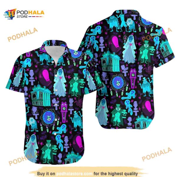 Haunted Mansion Halloween Hawaiian Shirt