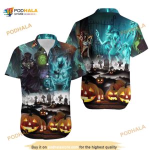 Haunted Mansion Halloween Hawaiian Shirt