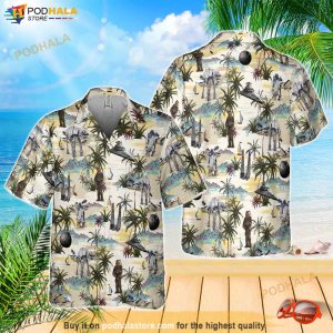 Hawaiian Star War Cactus Summer Shirt