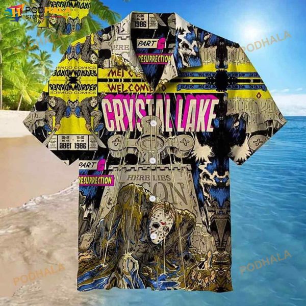 Here Lies Jason 3D Funny Hawaiian Shirt