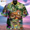 Hippie 3D Funny Hawaiian Shirt