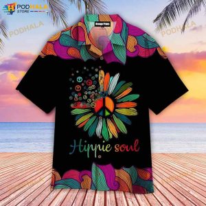 Hippie Soul Flower Aloha 3D Funny Hawaiian Shirt