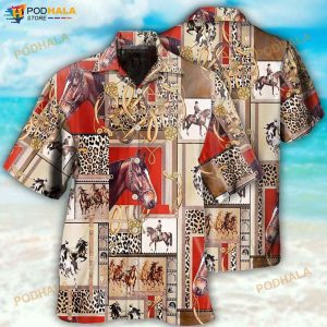 Horse Show So Cool 3D Funny Hawaiian Shirt