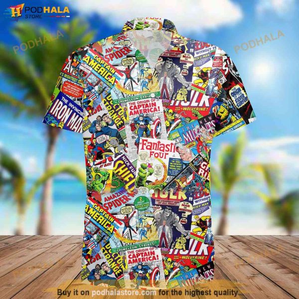 I Like Superhero Comics Hawaiian Shirt