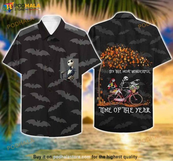 Jack Skellington Is The Most Wonderful Time Of The Year Funny Hawaiian Shirt