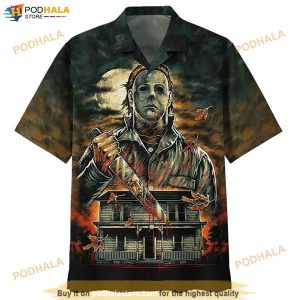 Jason Voorhees Print Funny Hawaiian Shirt