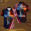 Jesus Let Your Faith Be Bigger Than Your Fear Funny Hawaiian Shirt